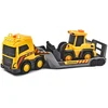 Image de Dickie Toys Camion Volvo Avec Pelleteuse Lumières Et Son 32 Cm