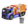 Image de Dickie 203749037 - Camion de Recyclage Urbain Volvo FMX géant 56 cm, lumière, Son, élévation Manuelle de la Poubelle, pièces Mobiles, Rangement, remorque avec Couvercle, hayon Rabattable. +3 Ans
