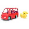 Image de Jada Peppa Pig 9336368314R00 Voiture familiale avec Figurines Fixes de Peppa, Maman Pig et Bébé, Facile à Utiliser, Licence Officielle, à partir de 3 Ans