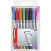 Image de STABILO OHPen - Marqueur - Pochette x 8 stylos marqueurs (encre non-permanente/pointe médium 1 mm)