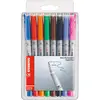 Image de STABILO OHPen - Marqueur - Pochette x 8 stylos marqueurs (encre non-permanente/pointe superfine 0,4mm)