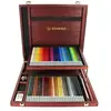Image de STABILO CarbOthello - Crayon de couleur - Coffret bois x 60 crayons + taille-crayon + gomme spéciale + 1 estompe