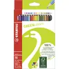 Image de STABILO GREENcolors - Crayon de couleur - Étui carton x 18 crayons de coloriage - Coloris assortis