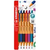 Image de STABILO Pointball Lot de 6 stylos bille rétractables