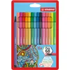 Image de STABILO Pen 68 - Feutre dessin - Etui carton x 15 feutres de coloriage pointe moyenne - Coloris assortis dont 5 FLUO