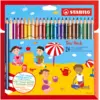Image de STABILO Trio thick Coffret de 24 crayons de couleur larges