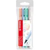 Image de Stylo feutre - STABILO pointMax - Pochette de 4 stylos-feutres pointe moyenne en nylon - Couleurs pastel