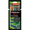 Image de STABILO GREENcolors ARTY - Crayon de couleur - Étui carton x 12 crayons de coloriage - gamme ARTY