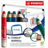 Image de Stabilo Surligneur Markdry 648/4 4 Unités