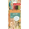 Image de STABILO Stylo feutre pointe fine point 88 - Etui carton x 10 feutres fins - Edition Nature