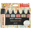 Image de STABILO BOSS ORIGINAL NatureCOLORS Etui carton de 6 surligneurs