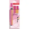Image de STABILO - Feutres et Fineliners, Pen 68 et Point 88, Nuances de Rose, 8 pièces