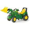 Image de Rolly Toys - 71 012 6 - Tracteur À Pédales - Rollyfarmtrac John Deere 7930 + Pelle Avant - Pneus Souples, Vitesses Et Frein