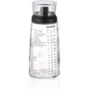 Image de Leifheit Shaker à vinaigrette 300 ml, doseur avec bec verseur anti-goutte | Shaker à vinaigrette avec recettes imprimées, couvercle hermétique, parfait pour mélanger et conserver vos sauces