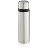 Image de Leifheit Bouteille isotherme Coco 1L, Thermos café et thé à double paroi en acier inoxydable, Gourde isotherme résistante aux chocs à fermeture à vis antifuite, 100 % étanche