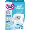 Image de Handy Bag - Sacs aspirateur Y50 x4sacs - Compatibles Dirt Devil, Zanussi, Tornado, Beko - 99,99% des poussières retenues - Fermeture facile - Filtre anti-allergène - 55% de matériaux recyclés