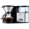 Image de Melitta Cafetière à Filtre avec Verseuse en Verre, Aroma Elegance, Noir/Acier Brossé, 1012-01
