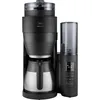 Image de Melitta Cafetière à Filtre AromaFresh Therm Pro X Noire/Acier, avec Moulin à grains Intégré & Verseuse Isotherme en Acier Inoxydable, Double Fonction Minuteur, capacité 8 tasses, modèle 1030-12