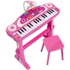 Image de Simba - 106830690 - Clavier sur Pied - My Music World avec Tabouret - Girls, Noire