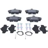 Image de ATE Plaquettes de freins Avant contact de signal d'usure inclus Épaisseur 17,4mm 13.0460-2834.2 Compatible avec RENAULT Clio II 3/5 portes BB, CB, BB0/1/2, CB0/1/2 Twingo II 3 portes CN0