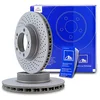 Image de ATE 24.0128-0130.1 Disque de frein Avant droit Ø318,0mm Hauteur: 67mm Épaisseur: 28,0mm Cercle de percage -Ø: 130,0mm perforé/ventilé de l'intérieur Compatible avec PORSCHE 911 996 911 Décapotable 997