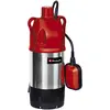 Image de Einhell Pompe immergée GC-PP 900 N (900 W, Profondeur d'immersion 7 m, Câble d alimentation 10 m - Avec flotteur, Corps en INOX, 3 Turbines en PVC)