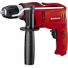 Image de Einhell Perceuse à percussion TC-ID 650 E (650 W, Capacité de perçage : bois 25 mm, béton 13 mm, acier 10 mm, Livré avec poignée supplémentaire et butée de profondeur en métal), Rouge