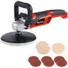 Image de Einhell Polisseuse d'angle CC-PO 1100/1 E (1100 W,Diamètre plateau : 180 mm, Livré en coffret avec 1 mousse de polissage, 2 bonnets de polissage synthétique, 6 x abrasifs))