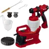 Image de Einhell Pistolet à Peinture électrique TC-SY 600 S (600 W, Tête de pulvérisation Amovible,Tuyau d'air Anti-Torsion) Livré avec Accessoires