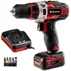 Image de Perceuse-visseuse sans fil Einhell TE-CD 12/1 Li (1x2,0Ah) 4513590 12 V 2 Ah Li-Ion + chargeur, + batterie