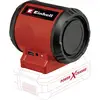 Image de Einhell Power X-Change TC-SR 18 Li BT - Solo Enceinte Bluetooth AUX, USB rouge