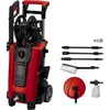 Image de Einhell Nettoyeur Haute Pression Te-HP 140 (1900W,140 Bar, Max. 420 L/h, système modulaire raccord Rapide, y Compris Tuyau Haute Pression, Pistolet, Lance, diverses Buses, réservoir de pulvérisation)