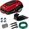 Image de Einhell Robot Tondeuse FREELEXO 800 LCD BT (Jusqu’à 800 m2, Mode multizones, Commande par Bluetooth Via Une Application Mobile, pour des pentes Jusqu’à 35%, Vendu avec Accessoires d’Installation)