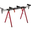 Image de Einhell Piètement stationnaire MSS 1608 (piètement pour scies à onglet, réglable en hauteur, supports extensibles avec roulettes, repliable pour un faible encombrement)