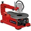 Image de Einhell Scie à découpage TC-SS 406 E (120 W, hauteur de coupe de 50 mm, table inclinable à 47°, vitesse de rotation variable, système d'aspiration, 2 lames de scie incluses)