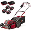 Image de Einhell Professional Tondeuse à gazon sans fil GP-CM 36/47S Li BL (4x4,0Ah) Power X-Change (36V, moteur Brushless, Coupe à 47cm, Bac de 65L) Livré avec 4 Batteries 4,0Ah et 2 Chargeurs doubles
