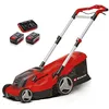 Image de Einhell Tondeuse à Gazon sans Fil GP-CM 36/450 Kit Power X-Change (36 V, Largeur de Coupe 38 cm, 450 m², Moteur sans Charbon, Fonction Mulching, bac collecteur 45 L, 2 Batteries 4,0 Ah+Twincharger)