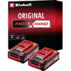 Image de Einhell 4511629 18V 4Ah PXC Plus Twinpack Batterie de rechange 4 Ah Li-Ion