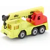 Image de siku 1326, Grue Hydraulique, métal/plastique, jaune/rouge, Bras de grue relevable