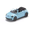 Image de siku 1504, VW The Beetle Cabrio, métal/plastique, bleu clair, voiture jouet pour enfants, Attelage de remorque