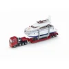 Image de SIKU 1849, Transporteur de Poids Lourds avec Yacht, 1:87, Métal,Plastique, Multicolore, Pneus Caoutchouc