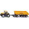 Image de Siku 1:87 Jcb Avec Chariot De Remorquage Et Remorque Basculante (3131858)