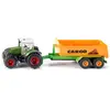 Image de siku 1989, Tracteur Fendt avec châssis à crochet et benne basculante, 1:50, Métal/Plastique, Vert, Benne basculante entièrement fonctionnelle