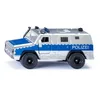 Image de SIKU 2304, Rheinmetall Man Survivor R, Voiture de Police, 1:50, Métal,Plastique, Argenté/Bleu, Portes Ouvrables