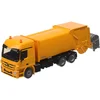 Image de SIKU 2938, Camion Poubelle, 1:50, Métal,Plastique, Vert/Blanc, Surface arrière ouvrable, avec Poubelle