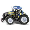 Image de SIKU 3297 New Holland T7.315 HD Tracteur de Police, 1:32, avec Capot ouvrant, contrepoids Avant, Cabine Amovible, carrosserie en métal, Bleu-Jaune, véhicule spécial