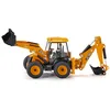Image de SIKU 3558, JCB 4CX Chargeuse-Pelleteuse, 1:50, Métal,Plastique, Jaune, Multiples Fonctions, Compatible avec Les Autres modèles de la même échelle