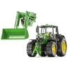 Image de SIKU 3666 Set John Deere avec Chargeur Frontal Amovible, 1:32, avec Cabine Amovible, carrosserie en métal, Vert, Set de Tracteur Jouet