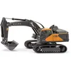 Image de SIKU 3564 Pelle hydraulique Volvo EC300, 1:50, avec chenilles en Caoutchouc Mobiles, Cabine rotative, Godet Fonctionnel, carrosserie en métal, Gris-Jaune