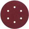 Image de Wolfcraft 1838000 Set de feuilles abrasives pour ponceuse excentrique avec bande auto-agrippante, perforé Grain 60, 120, 240 (Ø) 150 mm 12 pc(s)